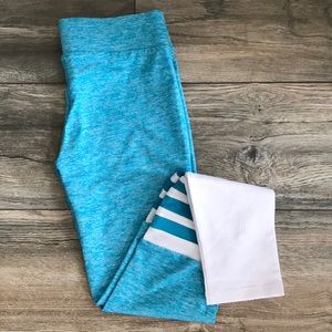 Bombshell Sports Sock Leggings- Teal NWOT